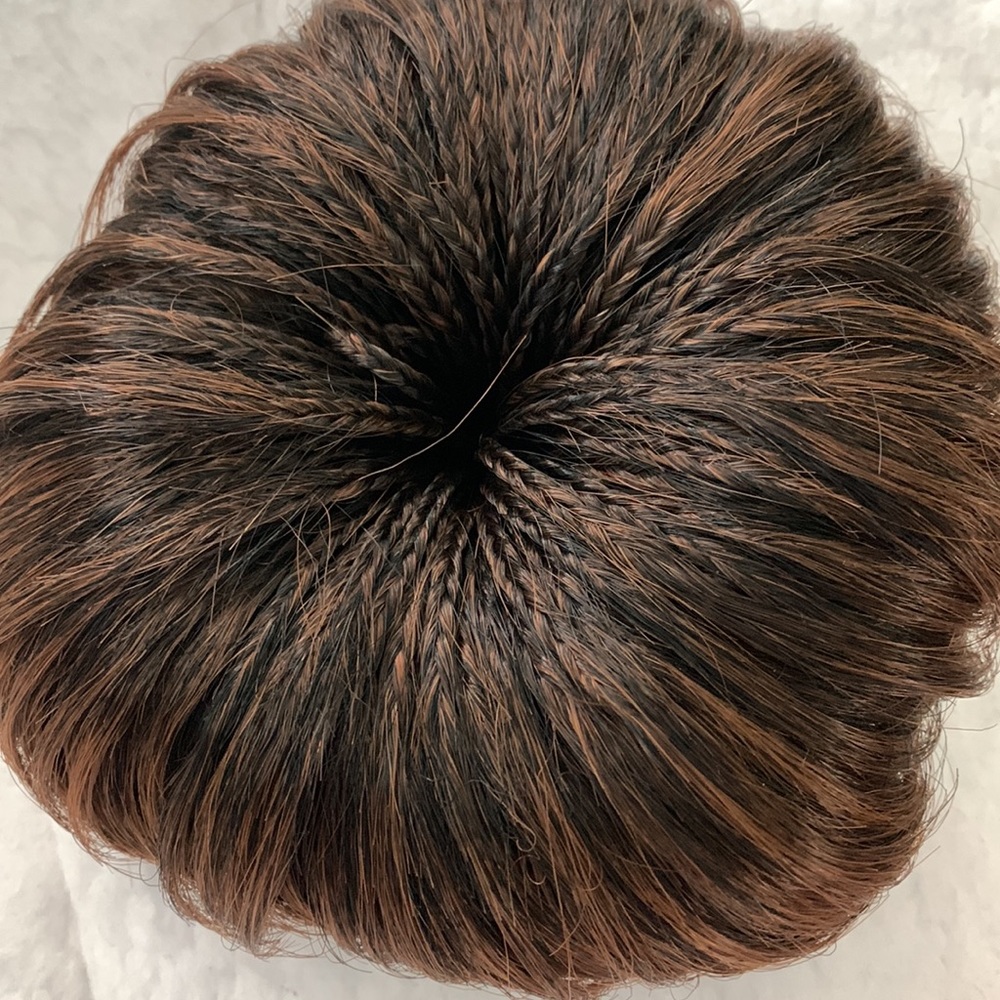 Wrap -N-Tie Braid Pom Pom Bun Hairpiece